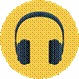 Headphone Icon | Flat Iconset | Flat-Icons.com